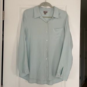 J.Jill Lightweight Blue Button Down